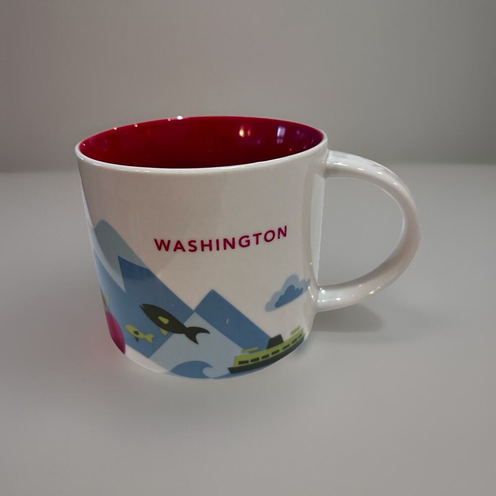 STARBUCKS Washington 2015 You Are Here Collection 14oz Coffee Mug